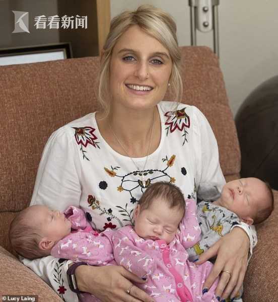 单身母亲与老友共度一夜后怀上三胞胎 决定这样做
