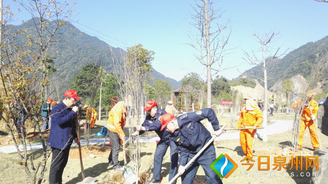 德化公路分局开展2019年义务植树活动