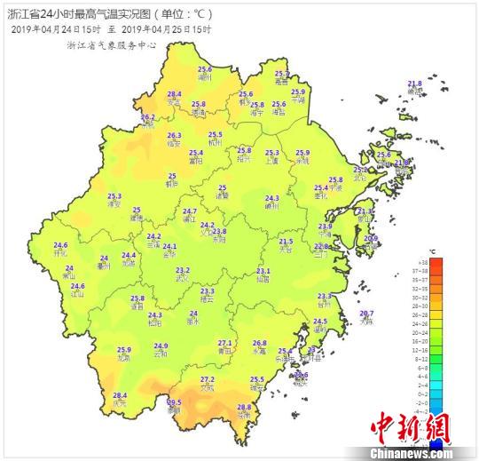 强对流天气持续影响浙江81个乡镇现8级以上大风