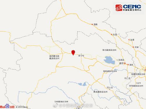 青海海西州德令哈市发生3.7级地震震源深度11千米