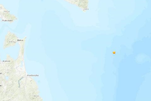 日本东部海域发生5.1级地震 震源深度8.3公里