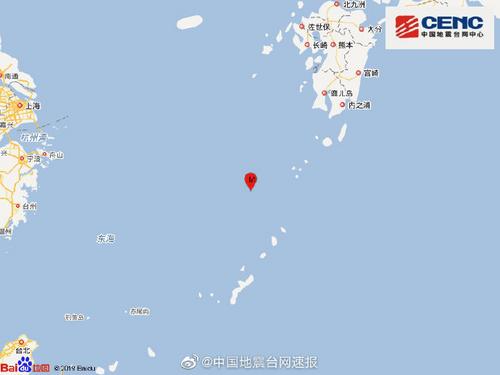 东海海域发生6.0级地震震源深度230千米