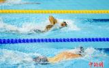 中国队破军运会赛会纪录 夺男子4×200米自由泳接力冠军