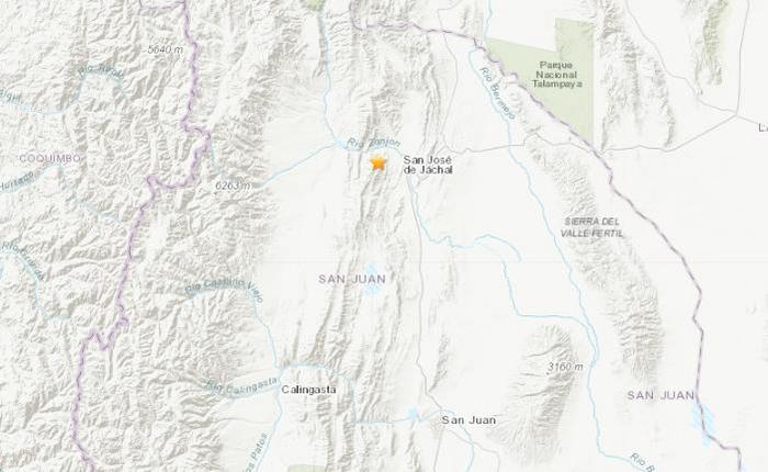 阿根廷西北地区发生5.1级地震震源深度10公里