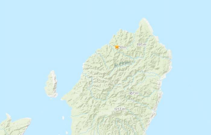 印尼东北部发生5级地震震源深度33.3公里