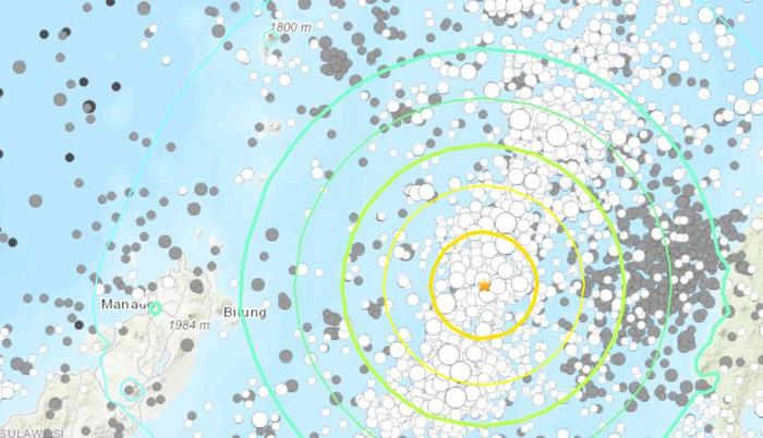 印尼海域7.1级强震：海啸预警已取消暂无损伤报告