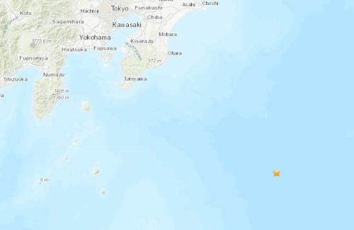 日本东南部海域发生5.3级地震震源深度10公里