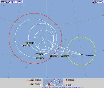台风北冕路径图