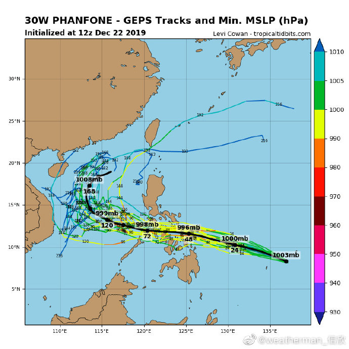 台风“巴蓬”路径图2