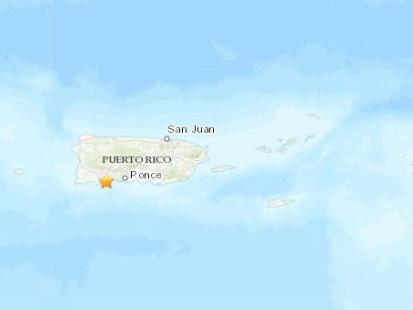 波多黎各附近发生5.2级地震震源深度10公里