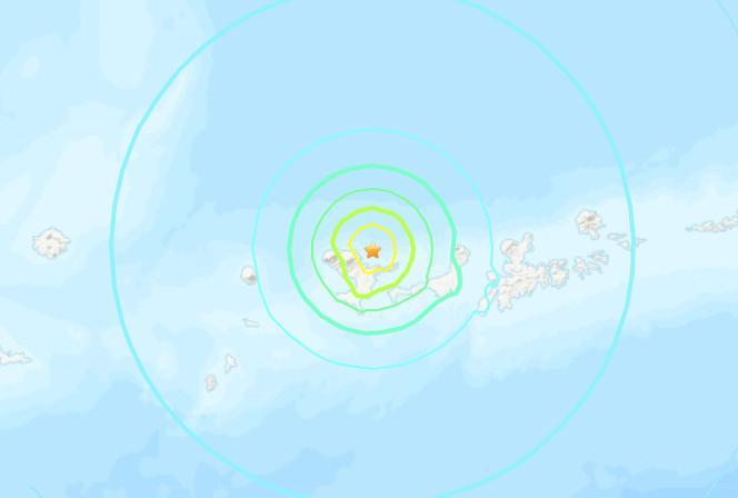 美阿拉斯加附近海域发生6.2级地震震源深度10公里