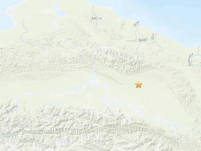印尼巴布亞省北部發生4.9級地震震源深度35公里