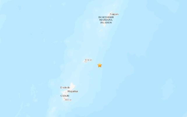 北马里亚纳群岛附近发生4.8级地震震源深度113千米
