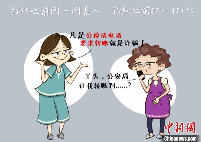 武汉90后警花用系列漫画帮居民护住“钱袋子”