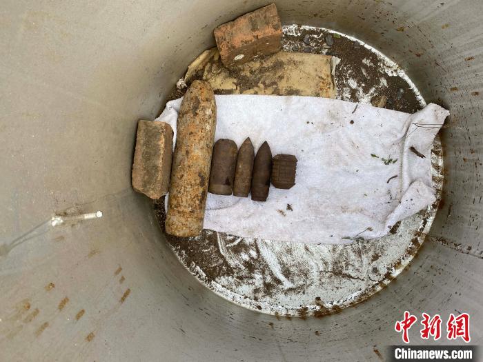内蒙古兴安盟境内发现8枚日伪时期遗留弹药